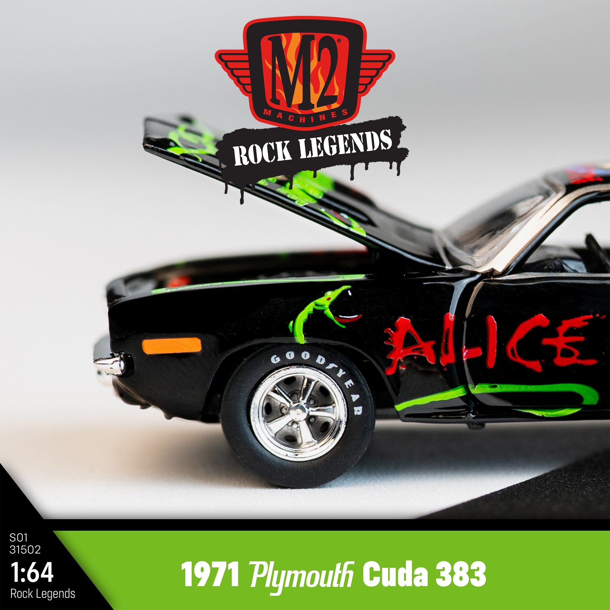 ALICE COOPER 2 PACK! – SERIES 01 | 1:64 Scale – M2 Machines