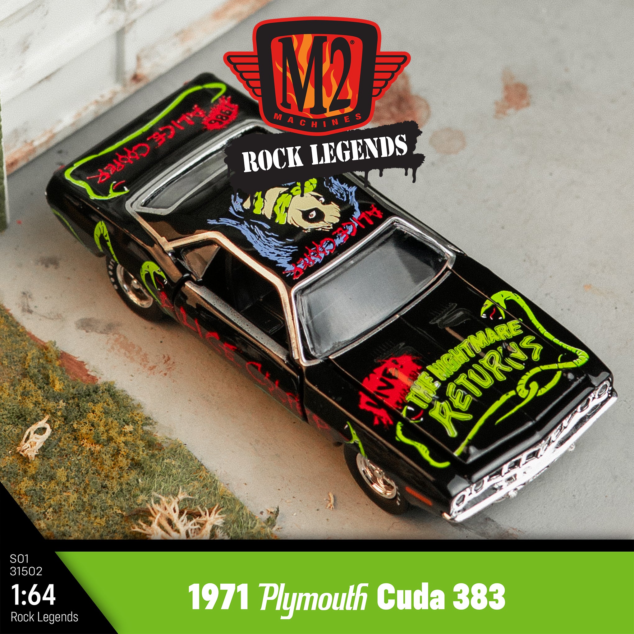 ALICE COOPER 2 PACK! – SERIES 01 | 1:64 Scale – M2 Machines